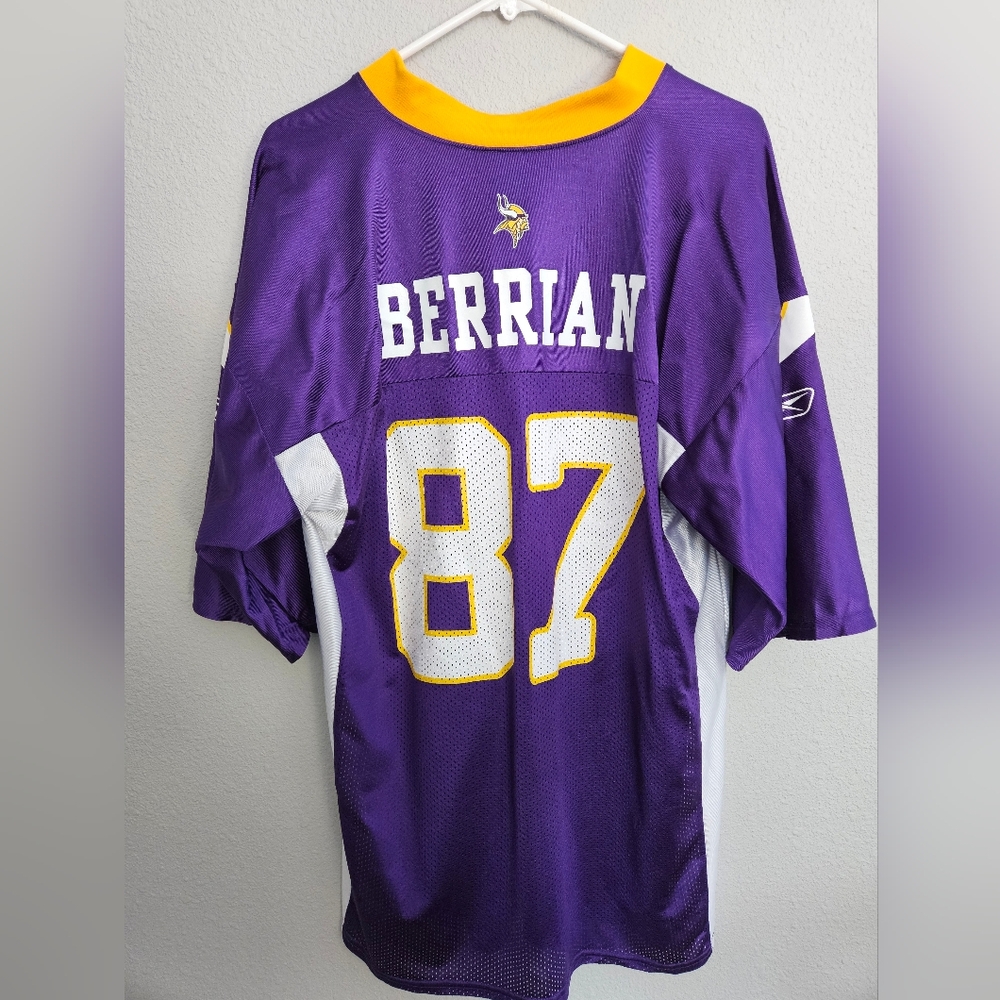 Reebok Berrian #87 MN Vikings Jersey, Large - Picture 2 of 8